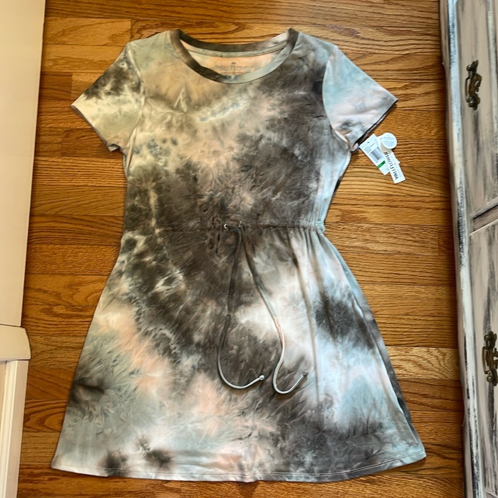 NWT Wallflower Grey Mist Tie Dye Dress